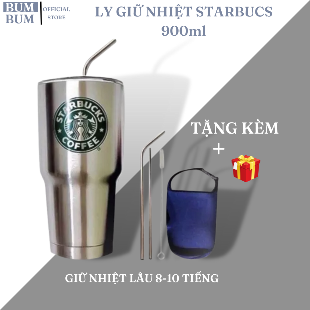[ SIÊU HOT , GIẢM THÊM 15% ] Ly Giữ Nhiệt Thái Lan 900ml Cao Cấp GIữ Nhiệt ( Kèm Ống Hút + Túi Đựng ),Cốc Đựng Nước Cách Nhiệt,Cốc Nước Inox,Cốc Đựng Nước Cực Tốt