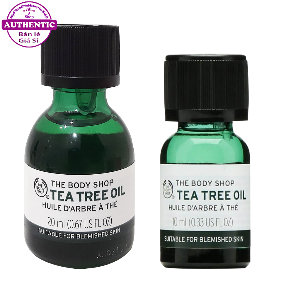 Tinh dầu tràm trà the body shop tea tree oil 10ml