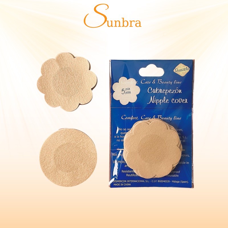 Bộ 10 miếng dán nhũ hoa đầu ti sunbra 022