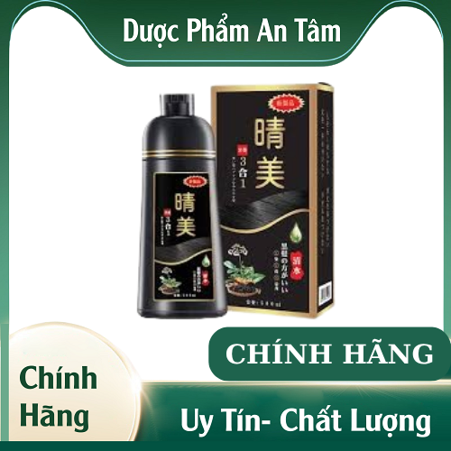 (COMBO 2 HỘP KÈM QUÀ TẶNG) Dầu Gội Komi Nhật Bản Dầu Gội Phủ Bạc Nhật Bản Giúp Phủ Màu Tóc Không Dính Da Đầu Chai 500ml ( đen, nâu đen, nâu hạt dẻ, nâu cà phê )