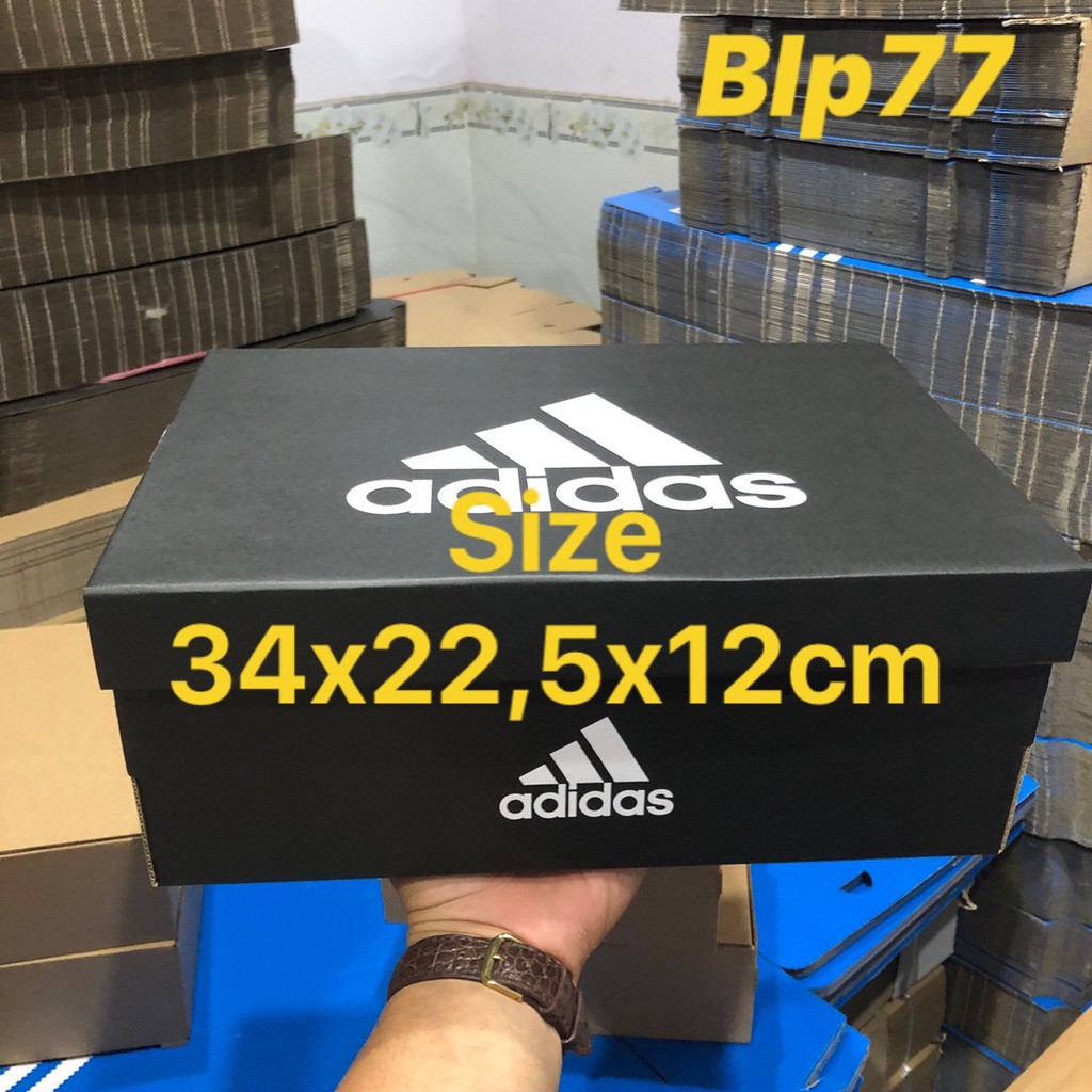 10 Hộp đựng giày ADIDAS size 34x22.5x12cm CHÍNH HÃNG