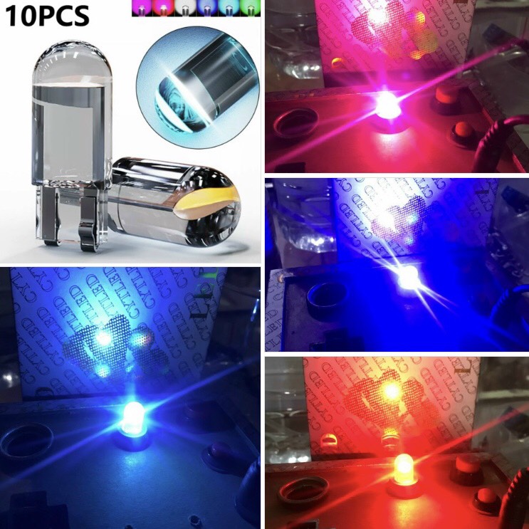 Bóng Led Demi chân T10 cho xe máy, ô tô (giá 1 Cặp)