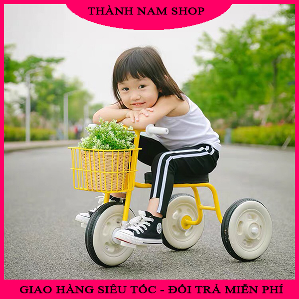 Xe đạp ba bánh cho bé 2 tuổi, 3 tuổi xe đạp Muji cao cấp, Xe đẩy cho bé