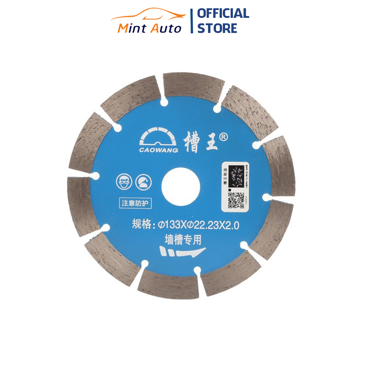 Lưỡi cắt CaoWang 121mm -133mm -156mm cắt đá gạch bê tông hàng chuẩn