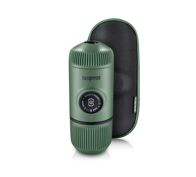 Dụng Cụ Pha Cà Phê Cầm Tay Đa Năng Phiên Bản Mới-Nanopresso Wacaco Xanh Rêu ( Moss Green)