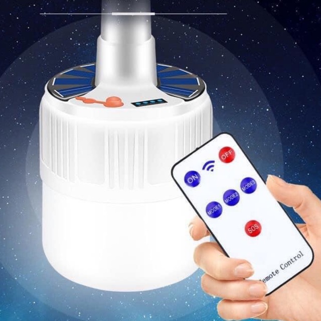 Đen Led tích điện 80W GDA176 : Bóng đèn tích điện LED 80w Sạc tích điện thông minh- sạc năng lượng mặt trời- có móc treo tiện lợi Cao cấp Giá rẻ .