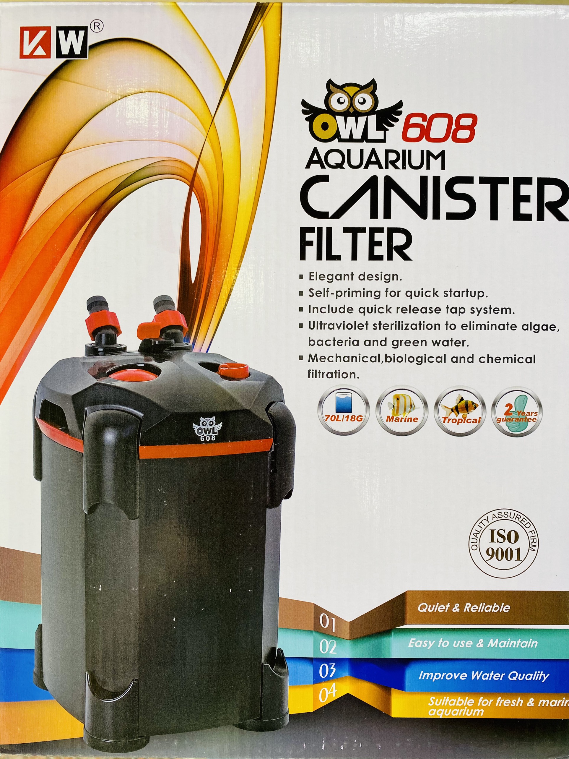 [HOÀN TIỀN 10%]LỌC THÙNG CHO BỂ CÁ DOPHIN KW OWL 808