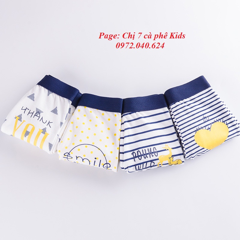 Quần lót bé trai -combo 5 quần cao cấp- đủ size