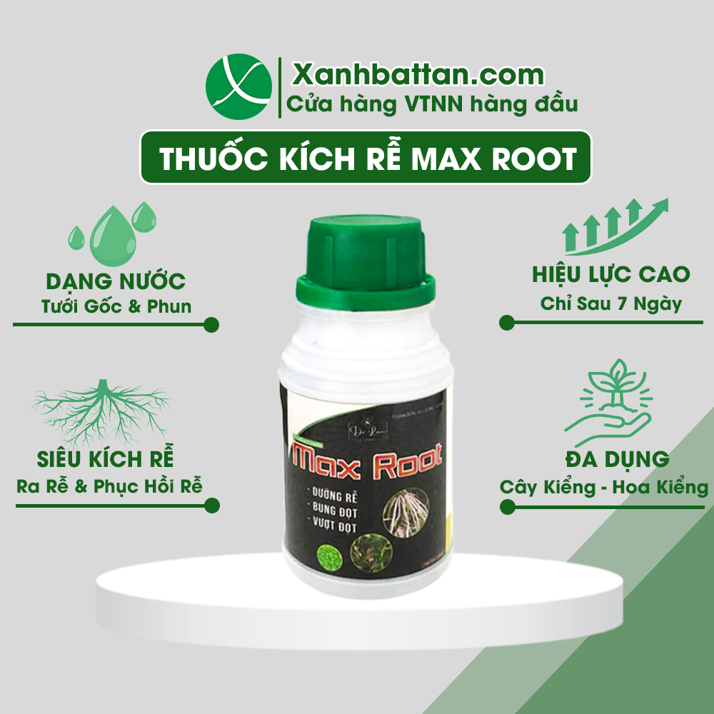 Phân bón max root siêu kích rễ - dưỡng rễ và bung đọt