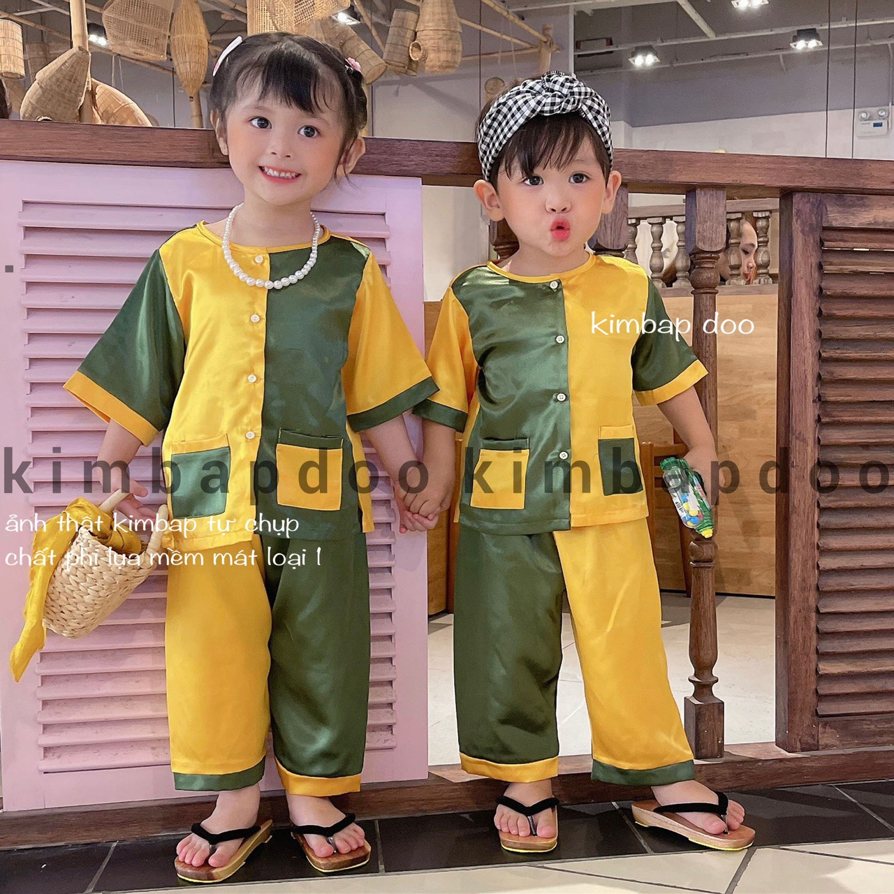 Bà ba cho bé - Bà ba truyền thống cho bé đi chơi Tết, đi Chùa, đi học, đi tiệc