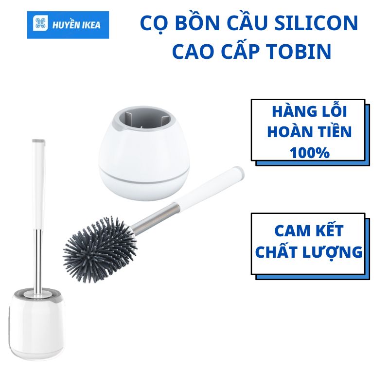 Cọ bồn cầu Silicon Cao Cấp treo tường hoặc để sàn TOBIN