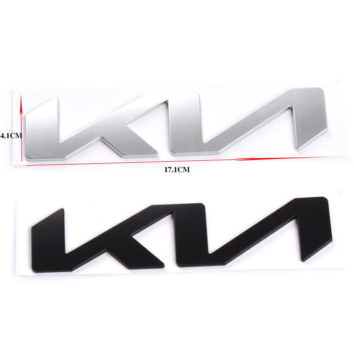Logo chữ nổi KN dán đuôi xe hơi KIA KNSorento K2, K3, K5 | Lazada.vn