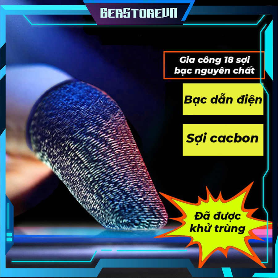 Bao tay chơi game cảm ứng GL01 - Loại mỏng - Chống mồ hôi – Chinh phục mọi game mobile PUBG, Liên Quân, Free Fire