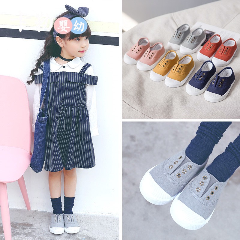 GIÀY VẢI KHÔNG DÂY MỀM CHO BÉ TRAI VÀ BÉ GÁI - GIÀY XINH CHO BÉ- GIÀY CHO BÉ HÓT NHẤT 2020 G03