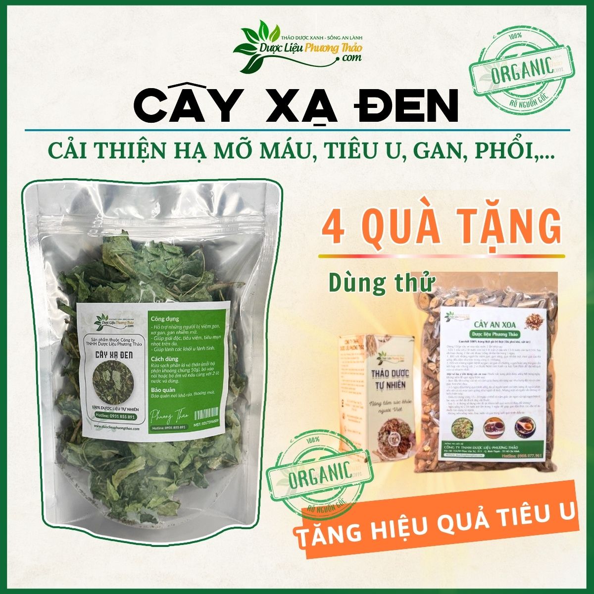 Cây Xạ Đen Răng Cưa khô Hòa Bình túi 1kg Quy chuẩn chất lượng Phòng Khám trị các tế bào Ung Thư, U