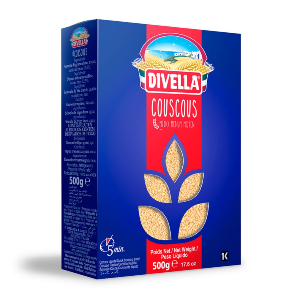 DIVELLA HẠT COUSCOUS 500GR