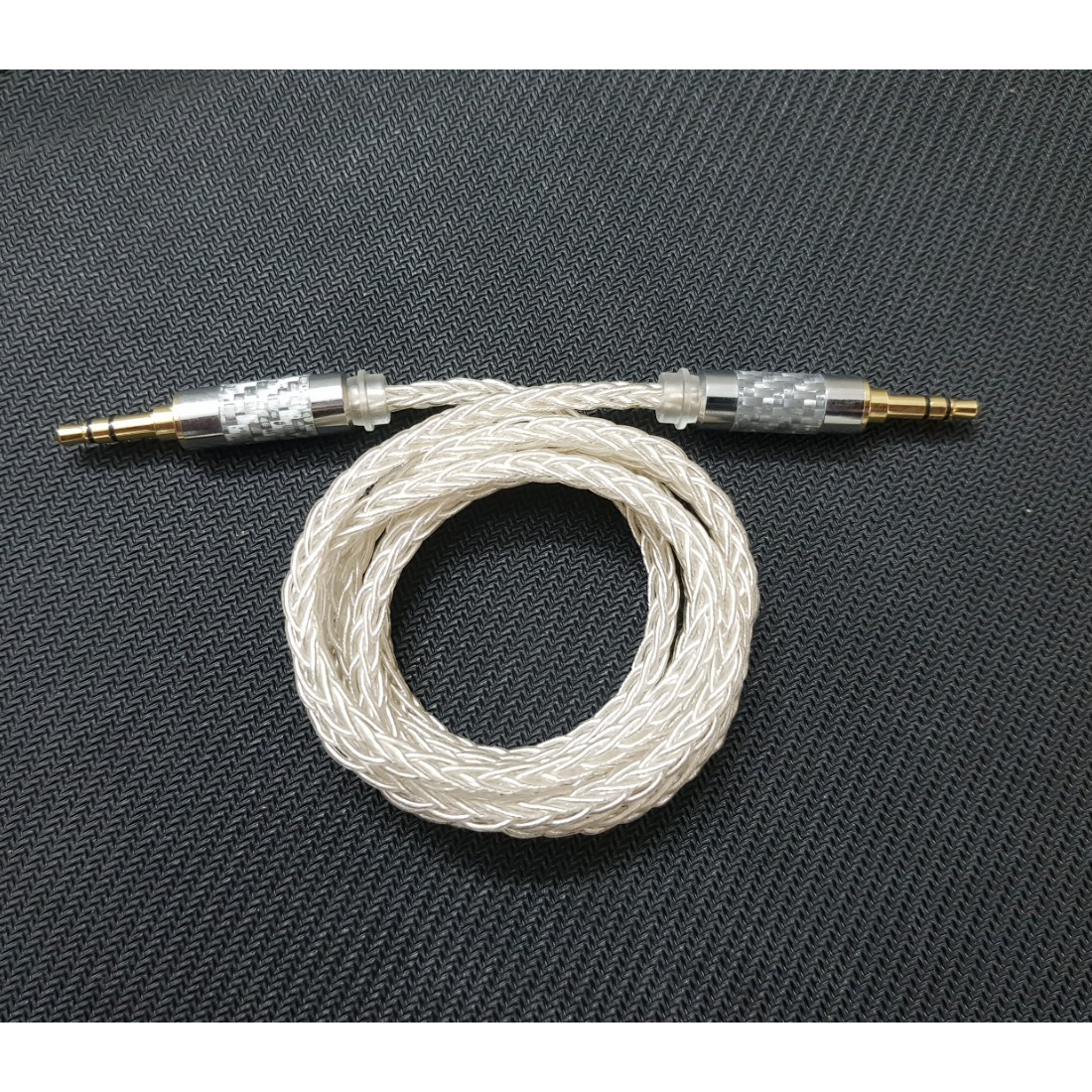 Dây 2 đầu 3.5mm 8 lõi mạ bạc ( Cáp AUX ) chất lượng cao dài