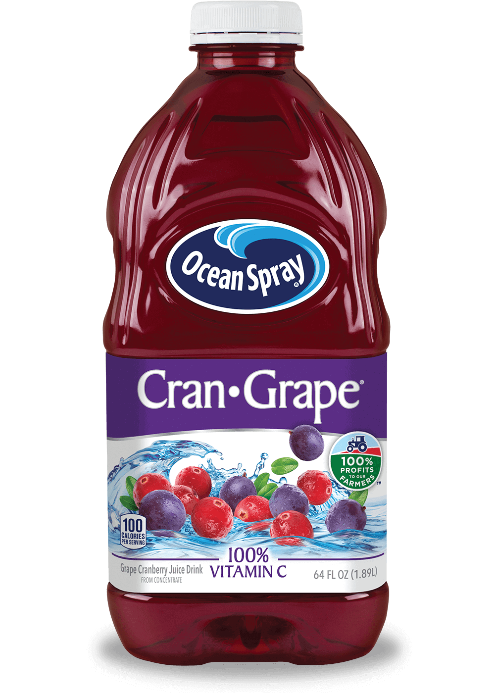 Nước Cran-Grape Juice Ocean Spray 1.89L/bình nhập khẩu Mỹ
