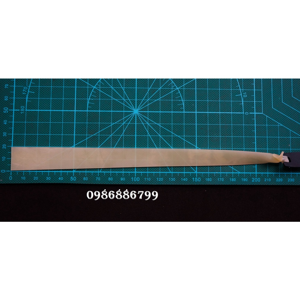 Dây N.á Thun Cao Su Dẹp Cột Sẵn - dày 1.5mm - khổ thun 20-12-220