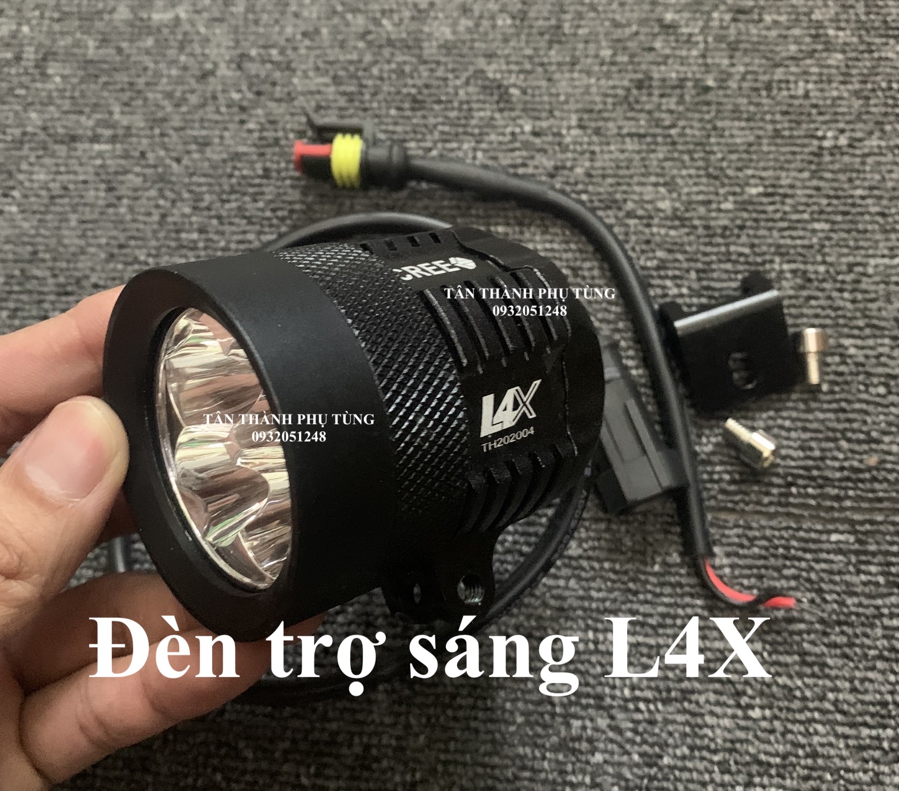 Đèn trợ sáng L4X choá bằng nhôm