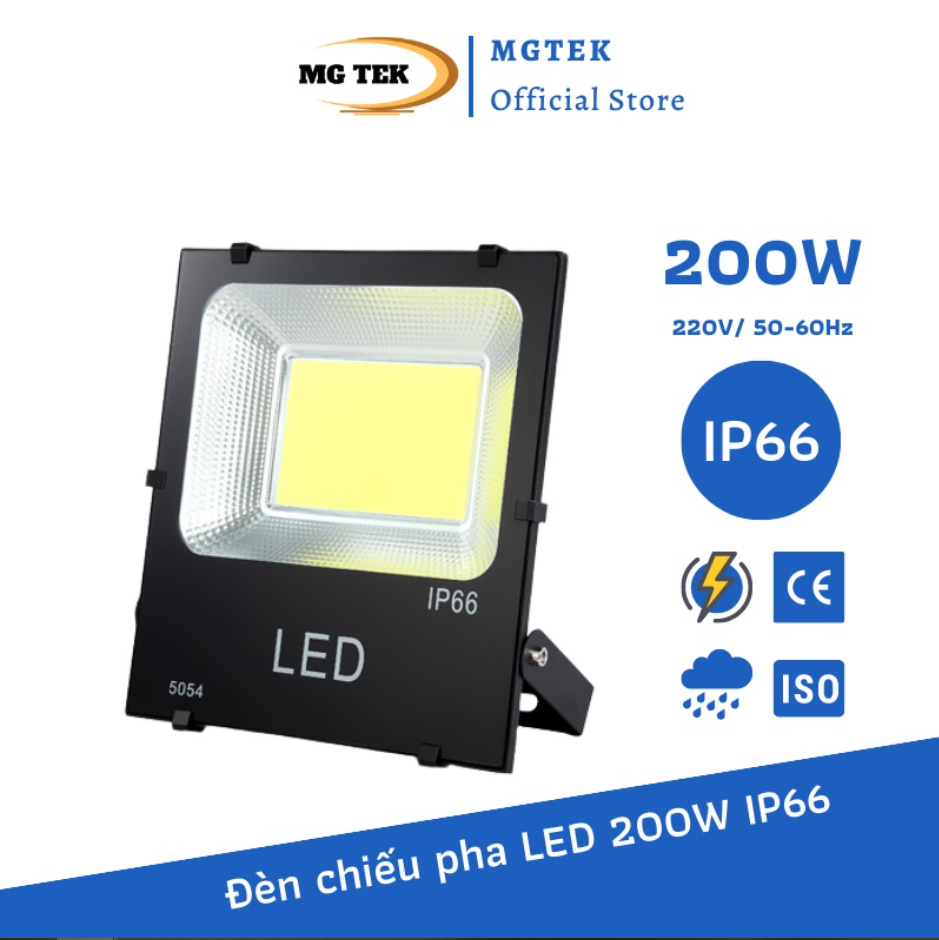 ( SALE LỚN 50% ) Đèn pha LED 200w NGOÀI TRỜI Đèn pha LED 200w cao cấp ngoài trời Đèn Pha Led 200W Chiếu Xa Đèn Led Kháng Nước,Kháng Bụi Cao Cấp IP66 đặt ở công viên, bảng hiệu, bảng quảng cáo, nhà xe, sân khấu