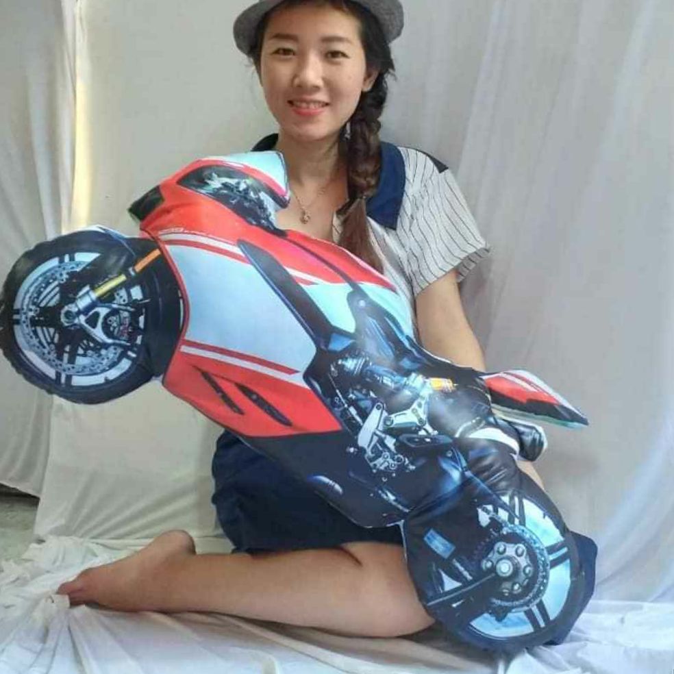 Gối ôm moto Ducati, gối ôm xe mô tô