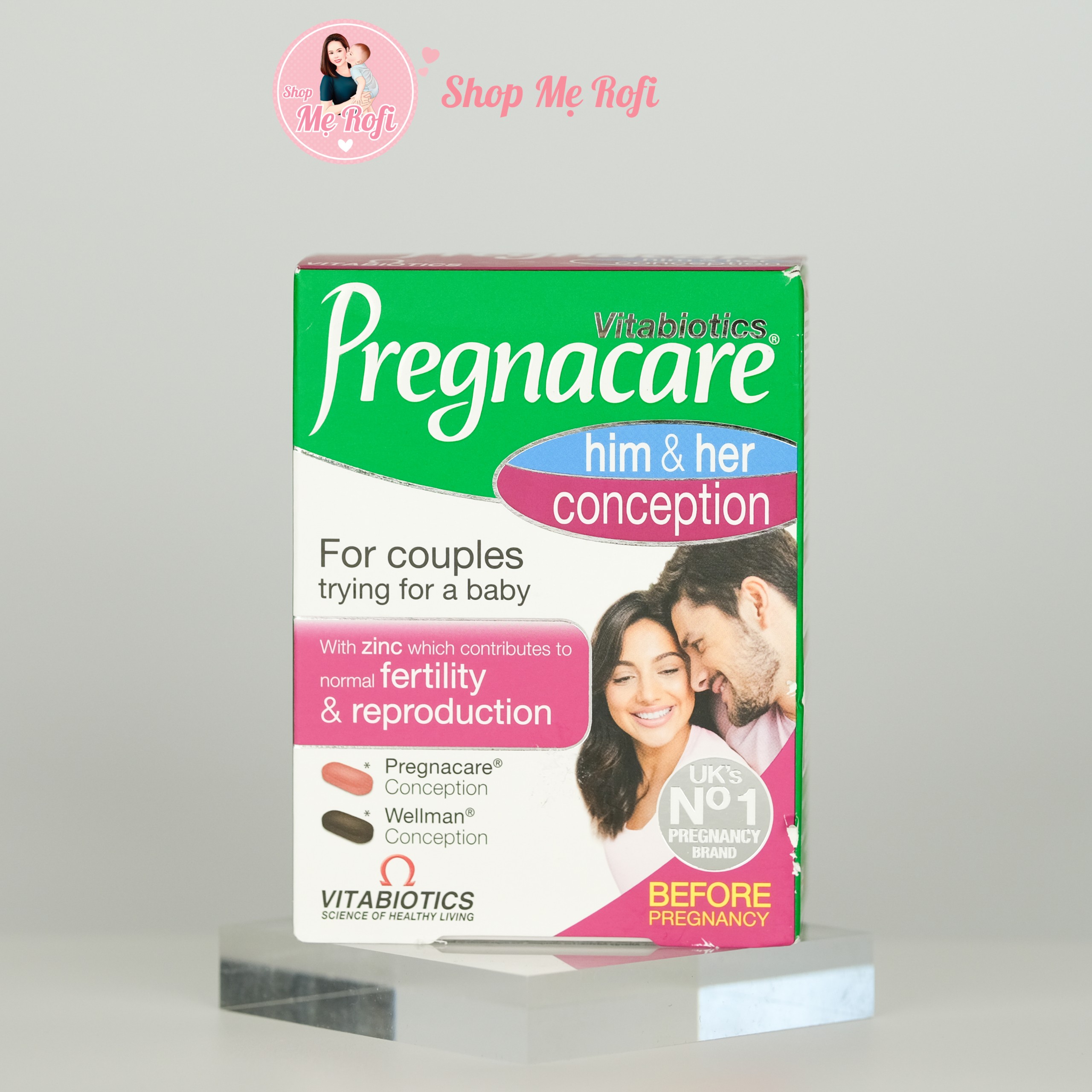 Vitamin Pregnacare Him and Her Conception tăng khả năng thụ thai cho 2 vợ chồng
