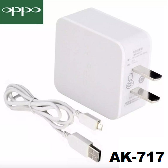 [MIỄN PHÍ GIAO HÀNG] - Bộ sạc Oppo chính hãng AK-717 sạc nhanh 2A cho tất cả điện thoại Oppo, sạc chuẩn dung lượng, không làm chai pin, chống cháy nổ - Bộ Sạc OPPO Zin bóc máy dành cho A33, A35, A37, A39, NEO3, NEO5, NEO7,NEO9, A3S, A5S