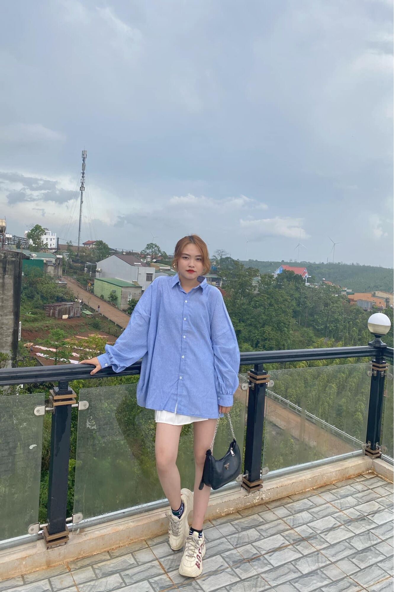 Sơ mi tay dài túi nắp
