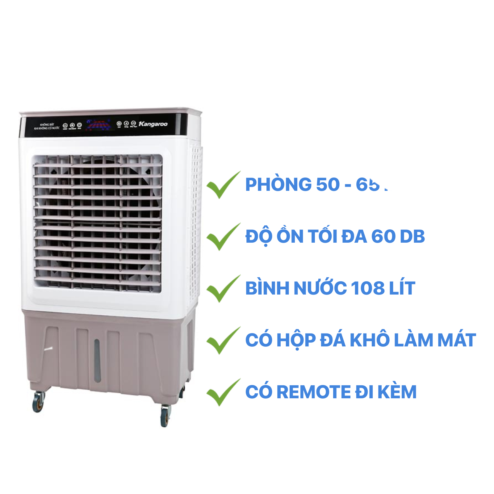 Quạt điều hoà kangaroo kg50f69trưng bày điện máy