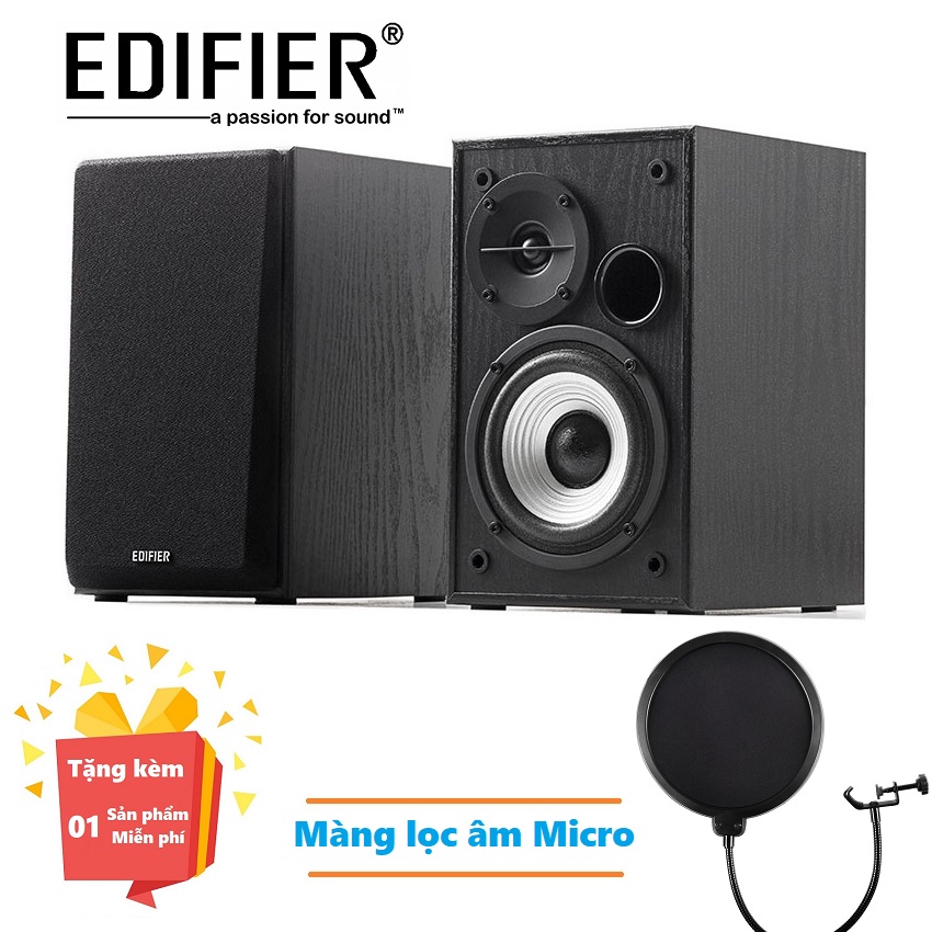 Loa máy tính 2.0 edifier r980t - bookshelf speakers edifier r988