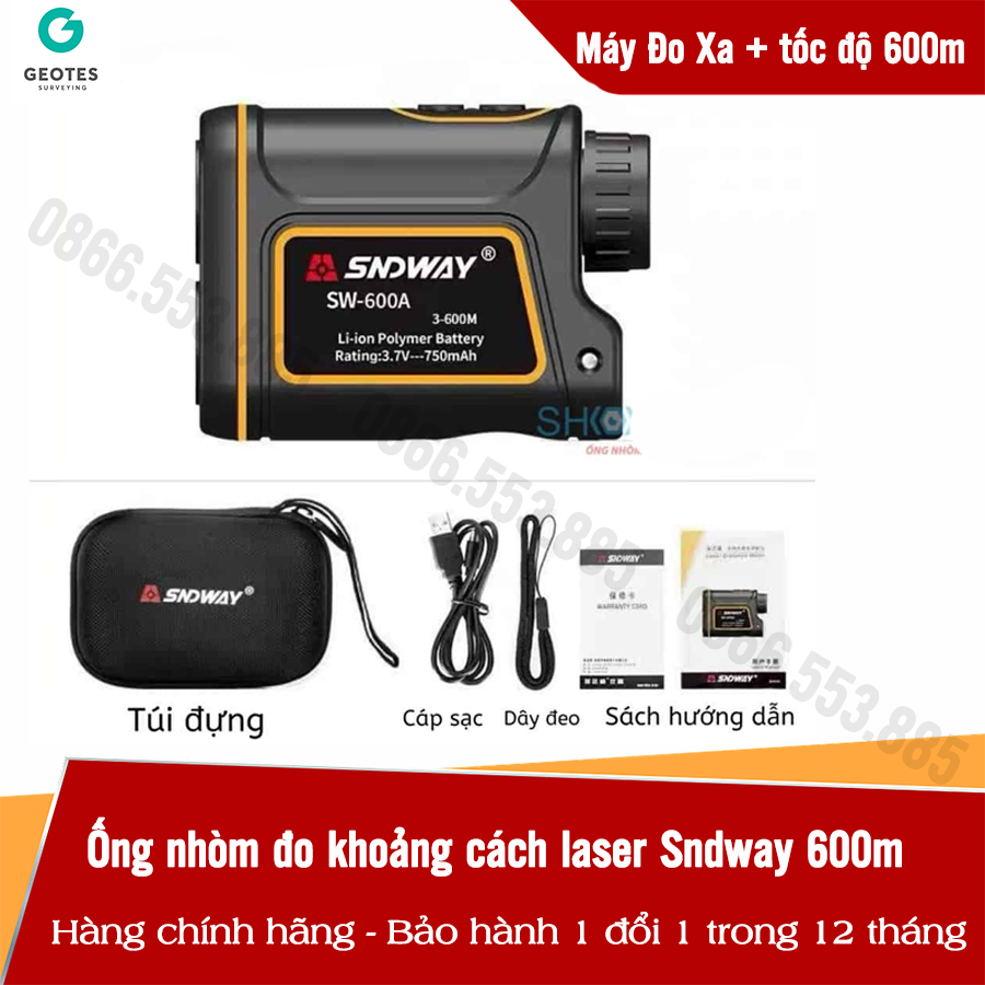 Ống nhòm đo khoảng cách chơi Golf Sndway SW-600A