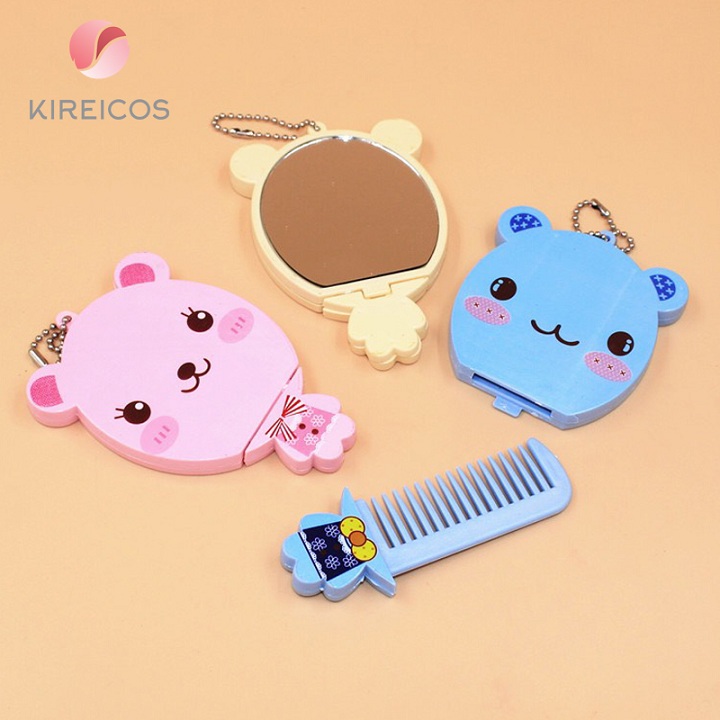 [HCM]Bộ Gương Lược Con Gấu Đủ Hình Mẫu Ngẫu Nhiên 0149 - kireicos