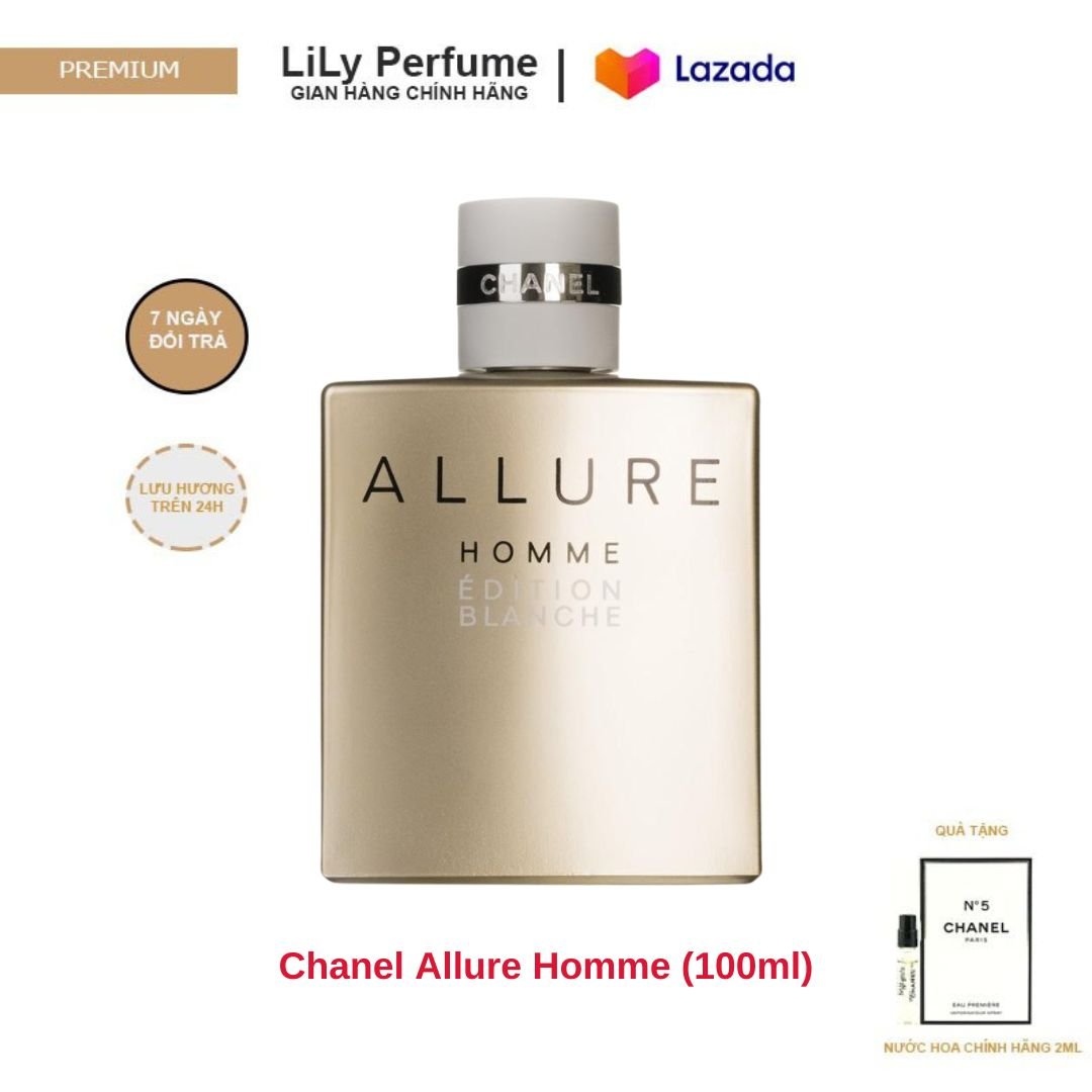 Chanel Allure Homme Edition Blanche Eau De Parfum Spray 34 oz  Walmartcom