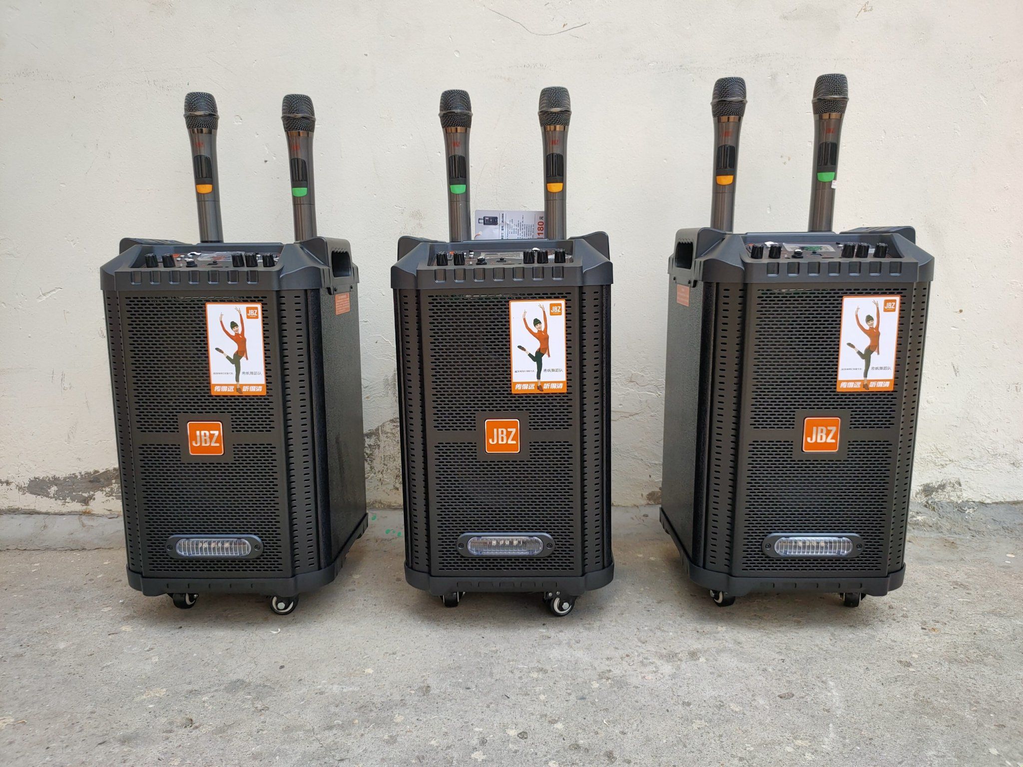 LOA JBZ 1206, Bass 30 Hàng Cao Cấp Mic Kim Loại Xịn