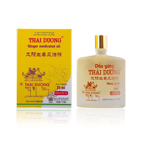 [ Cam kết chính hãng ] Dầu Gừng Thái Dương 24ml