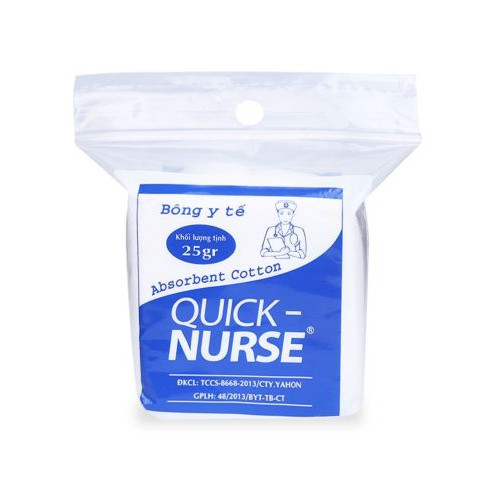 [HCM]Bông y tế Quick nurse gói 25g