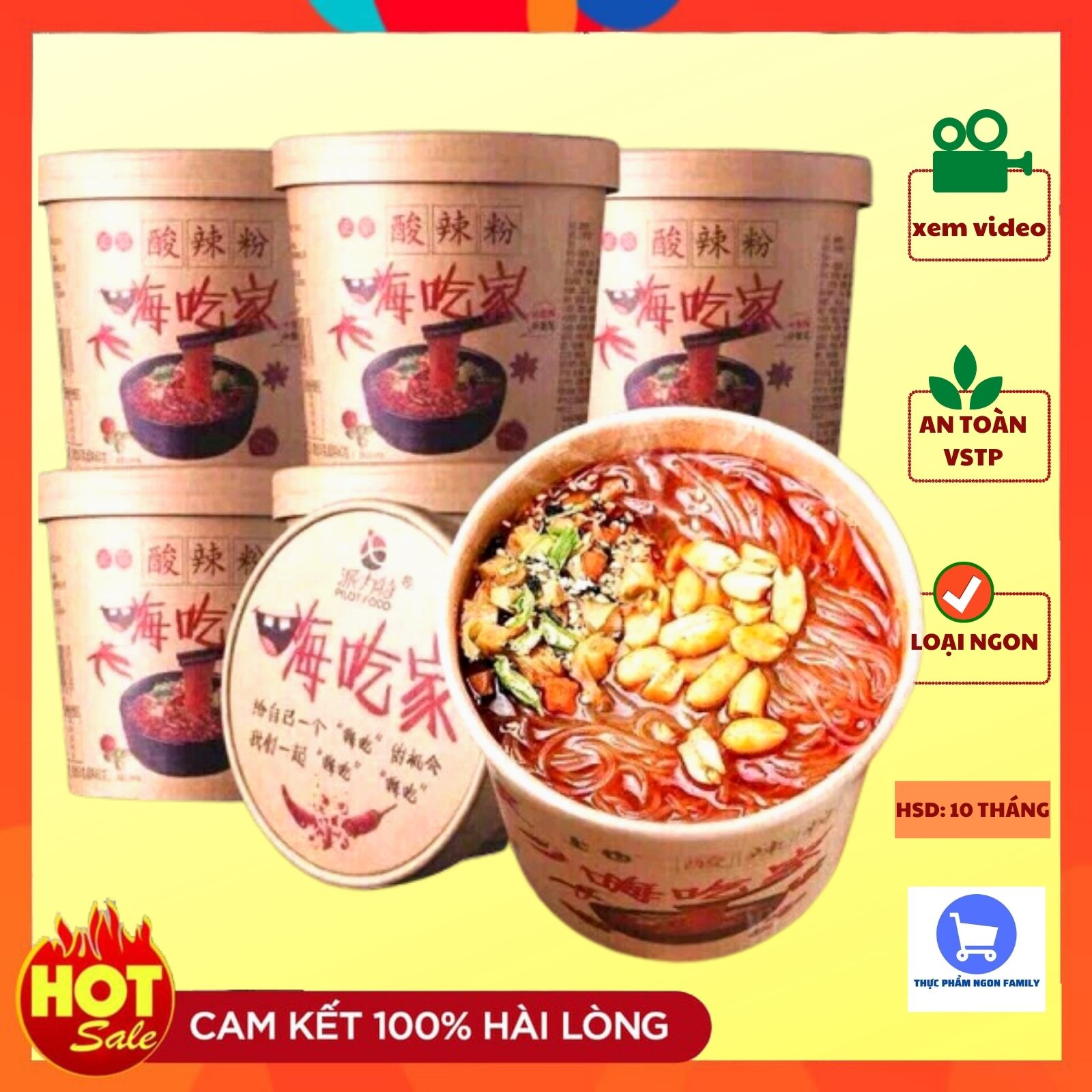 1 thùng 6 hộp miến chua cay trùng khánh vạn người mê