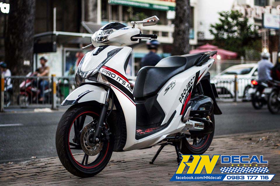 Tem trùm SH trắng chỉ đen đỏ project