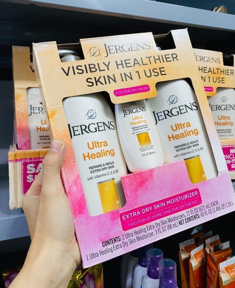 Bộ dưỡng thể Jergens Ultra Healing Made in USA