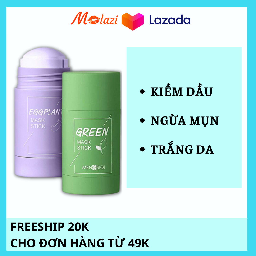 [Phiên bản 2021] Mặt nạ đất sét lột mụn đậu đen giảm mụn se khít lỗ chân lông Molazi. Mặt nạ dưỡng da mỹ phẩm nội địa trung có thể thay thế gel lột mụn miếng dán mụn máy hút mụn ngừa mụn tái tạo da kiềm dầu (40ml).