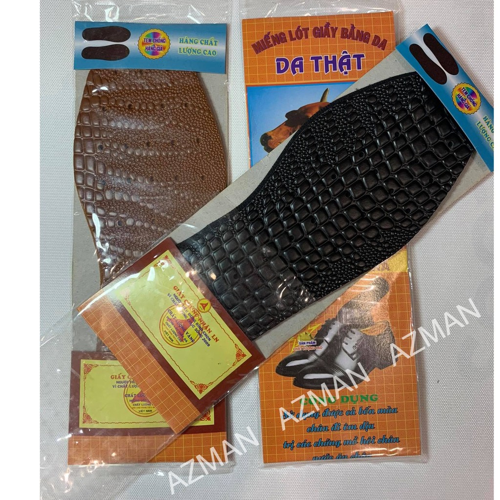 Miếng lót giày da độn đế giày chống rộng lót giày da sơn hà khử mùi hôi hiệu quả