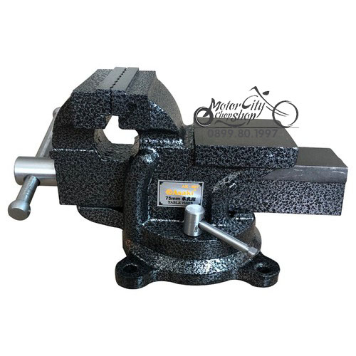 Ê tô kẹp bàn nguội xoay 360 độ asaki ak-667 độ mở 100mm