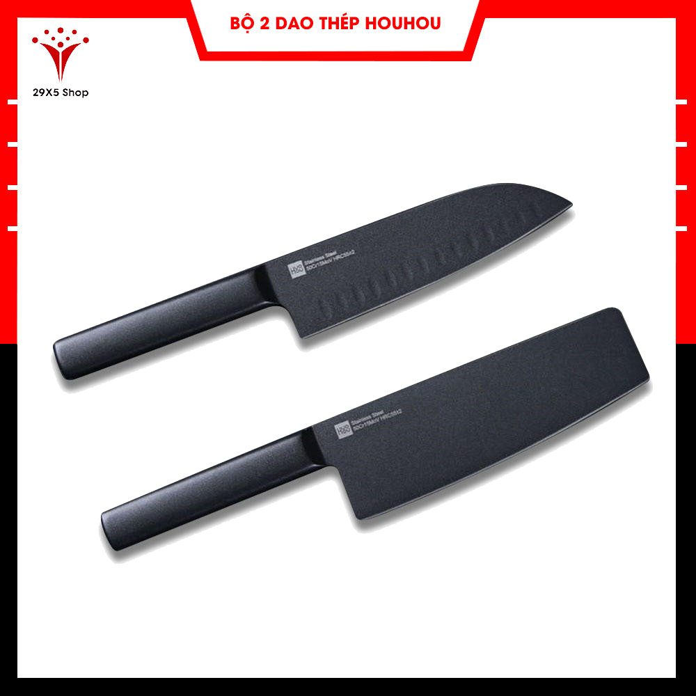 Bộ 2 dao thép không gỉ houhou - hu0015 - 29x5shop
