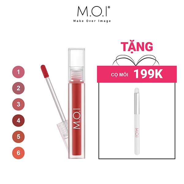 Son môi hồ ngọc hà nhung lì SGirls By M.O.I Summer Edition chất son mền mịn như nhung siêu lì không khô môi BST 6 màu + Tặng kèm cọ môi