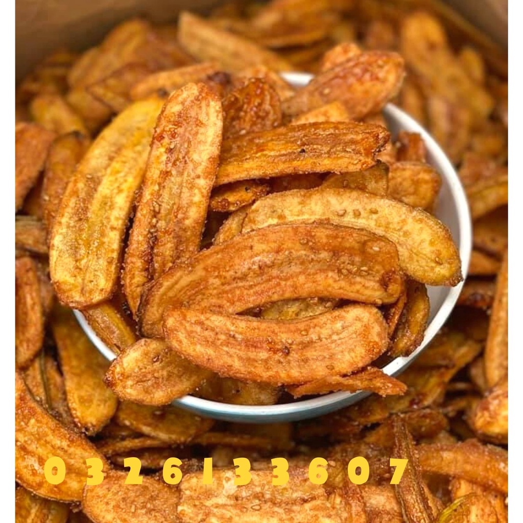 500g chuối sấy mè - thơm giòn ngon rẻ chất lượng - 300g / 500g, đồ ăn vặt