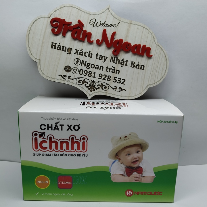Cốm bổ sung chất xơ ích nhi - hộp 20 gói
