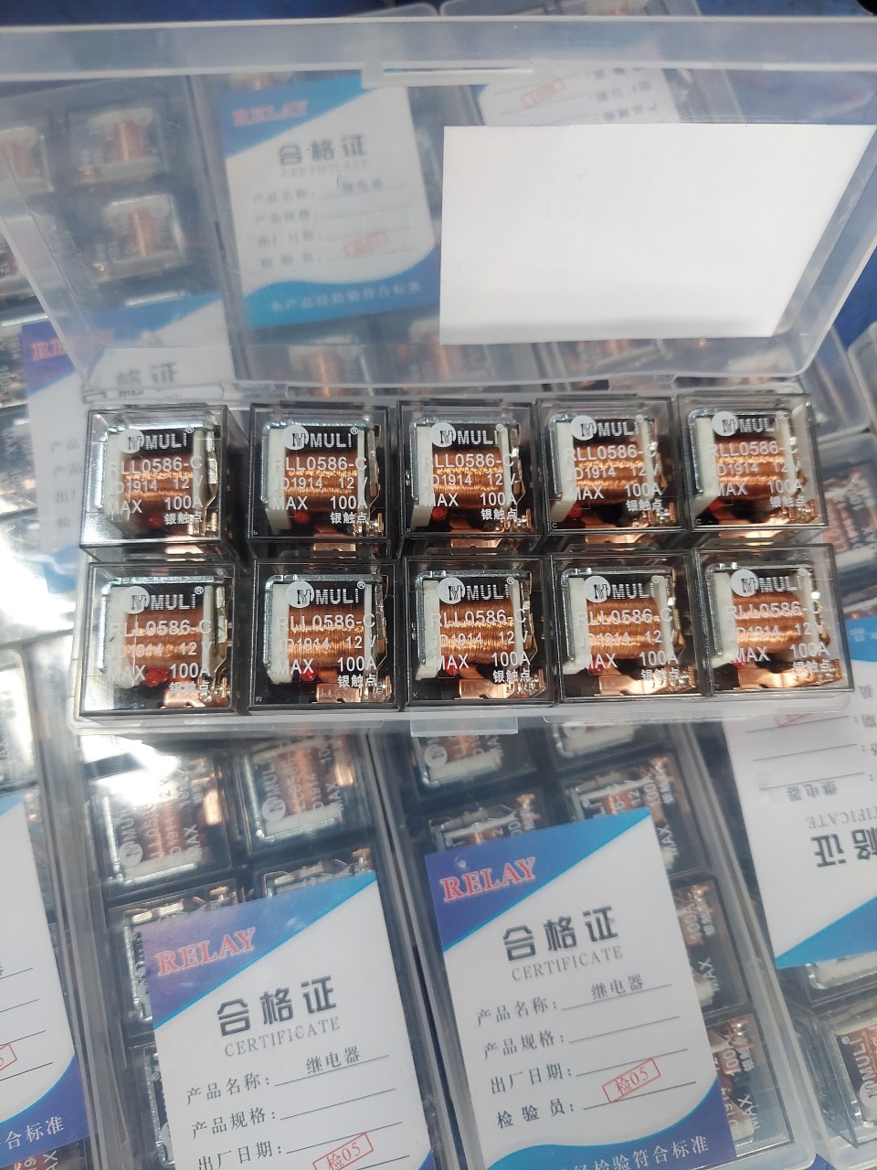 Rơ le 4, 5 chân loại 100a, điện 12v, 24v cao cấp