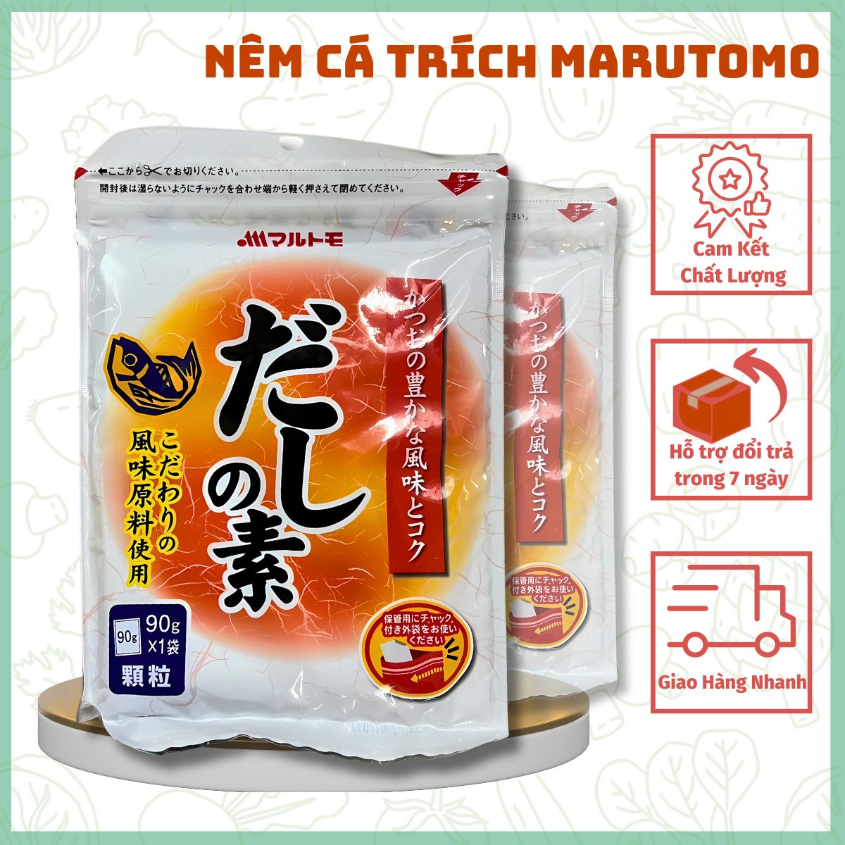 Hạt nêm cá trích Marutomo 90g Nhật Bản - Hạt nêm cá trích 90g Nhật Bản