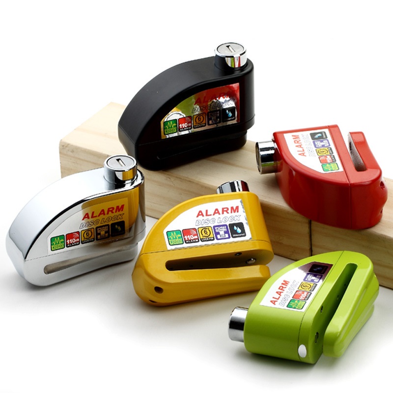 Bộ Ổ Khoá Đĩa Báo Động Có Còi Hú Chống Trộm Xe Máy ALARM, Khoá Xe Máy An Toàn Cho Bạn Khi Ra Ngoài, Có Tặng Kèm Pin - Hàng Chính Hãng.